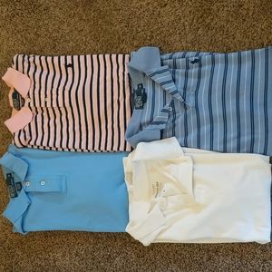 Bundle of Polo Ralph Lauren and Sonoma men's polo shirts